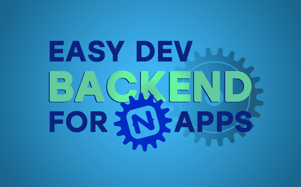 Easy Dev Backend for NativeScript Apps poster