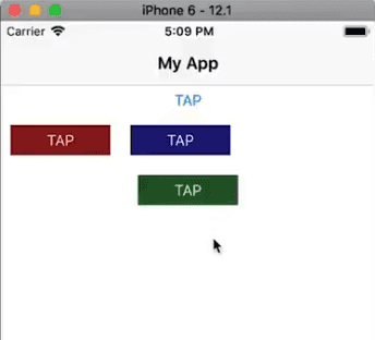iOS buttons