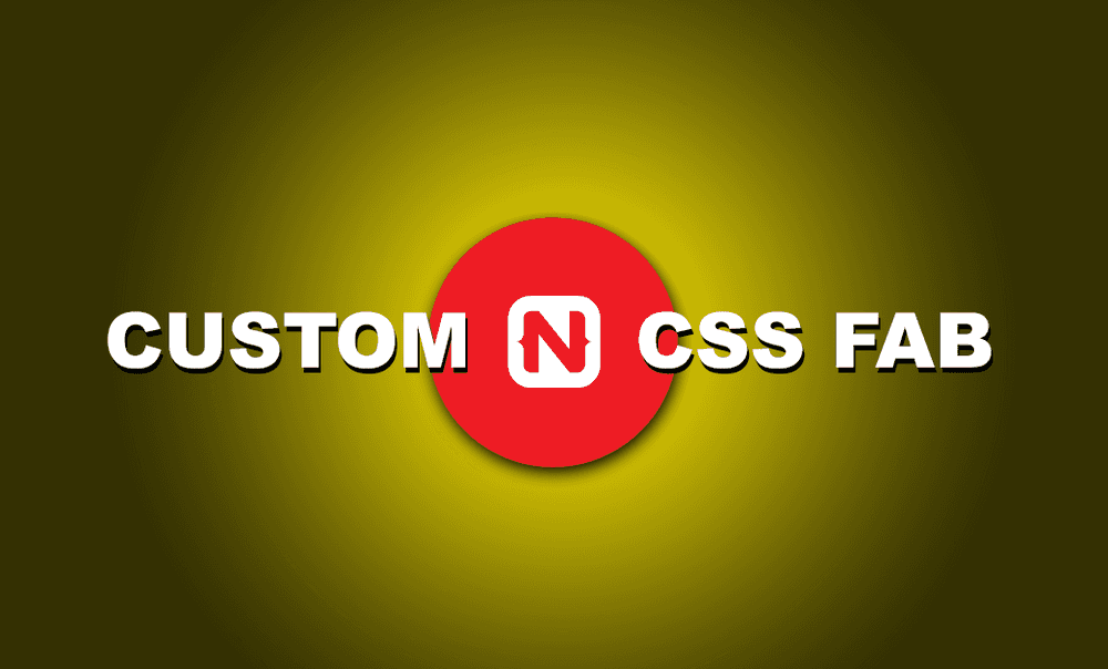 Custom FAB with CSS in NativeScript poster