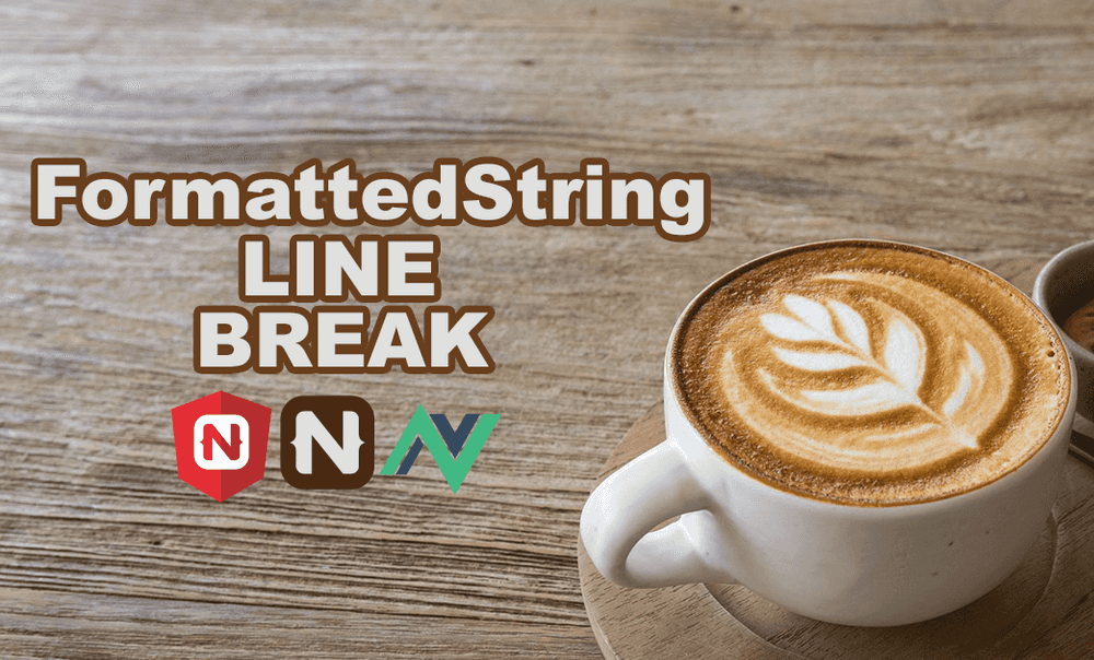 How to Insert a Line Break Using a FormattedString in NativeScript poster