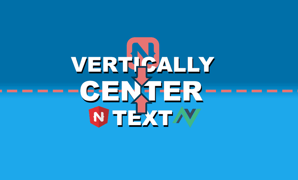 How to Vertically Center Label Text in NativeScript Android poster